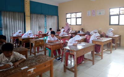 Pelaksanaan Tes PPDBM MTs Masyariqul Anwar Caringin TA. 2025/2026